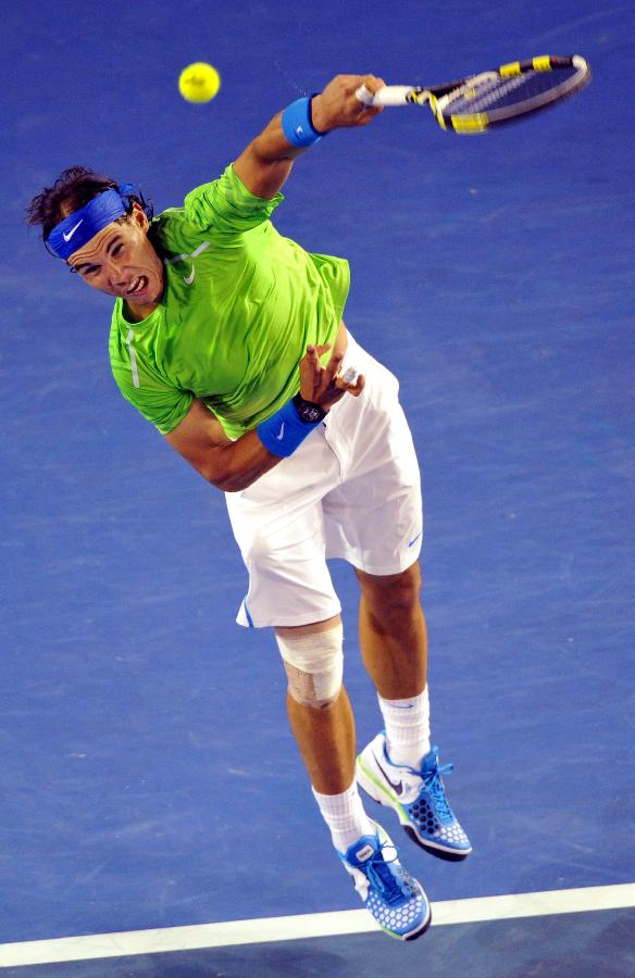 关于世界网球队鏖战澳大利亚网球队，纳达尔完成帽子戏法的信息